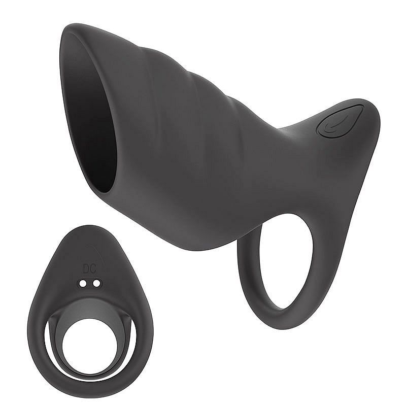 Doc Johnson Surge Vibrating Penis Sleeve Cock Ring Vibrating Cock Rings