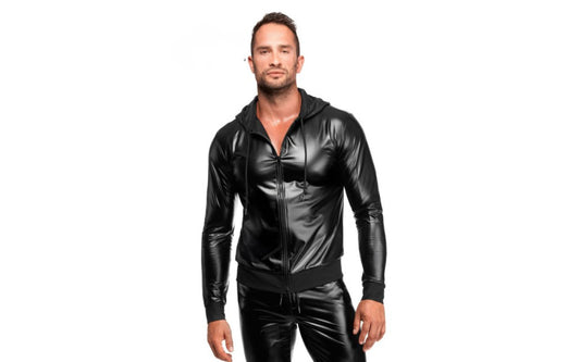 Noir Handmade Vexen Hooded Mens Jacket Black Small Mens Briefs And Boxers