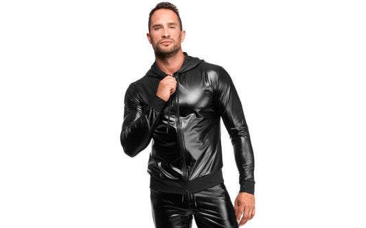 Noir Handmade Vexen Hooded Mens Jacket Black Mens Briefs And Boxers