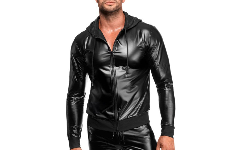 Noir Handmade Vexen Hooded Mens Jacket Black Mens Briefs And Boxers