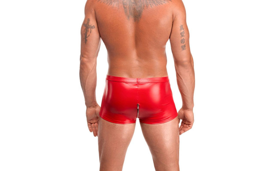 Noir Handmade Sexy Mens Red Ignite Shorts Mens Briefs And Boxers