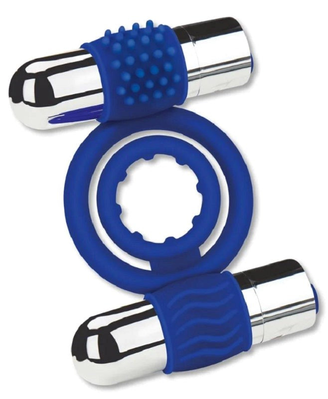 Zolo Duo Vibrating C-Ring Stretchy Cock Rings