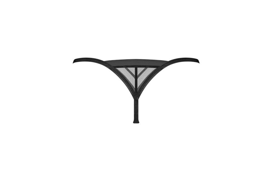 Obsessive Lune Bellis V Shaped Sexy Womens Thong Black - G-Strings, Panties and Shorts