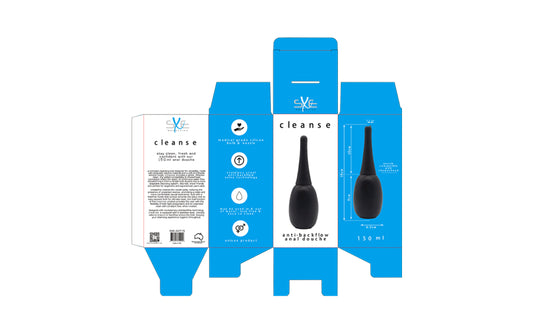 SXE Anti-Backflow Shower Head Compatible Anal Douche 150ml - Enemas and Douches