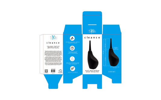 SXE Silicone Ergonomic Anti-Backflow Anal Douche 360ml - Enemas and Douches