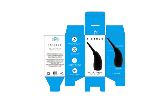 SXE Silicone Ergonomic Anti-Backflow Anal Douche 190ml - Enemas and Douches