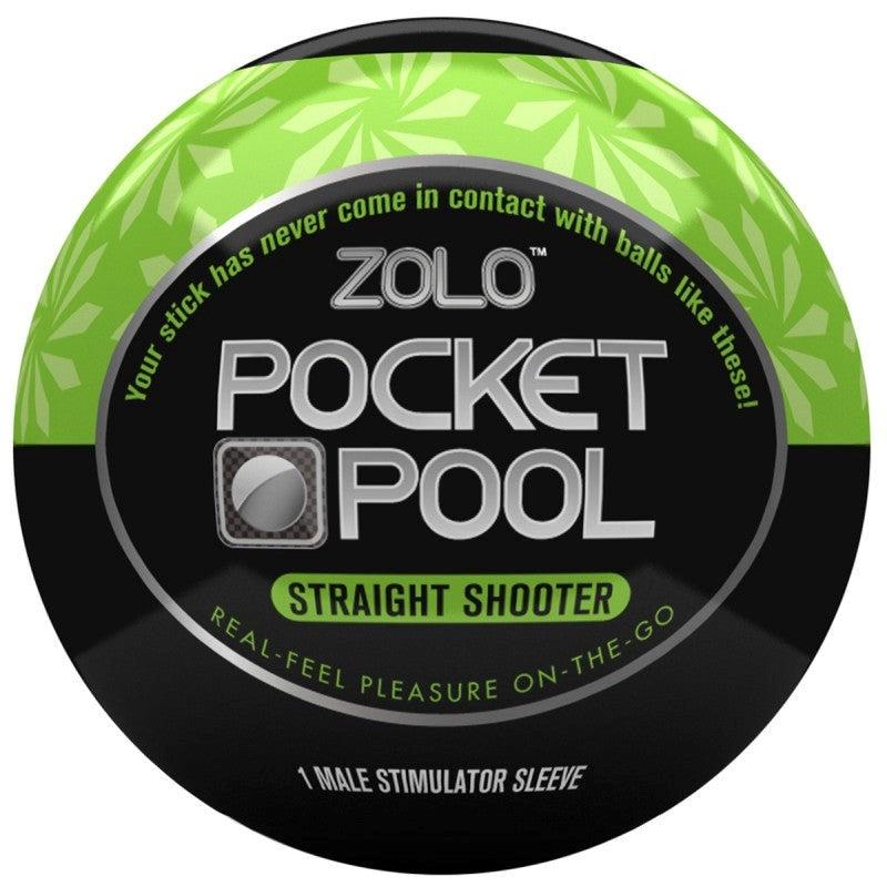 Zolo Pocket Pool Single Straight Shooter Masturbators and Strokers