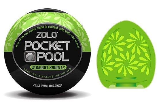 Zolo Pocket Pool Single Straight Shooter Masturbators and Strokers