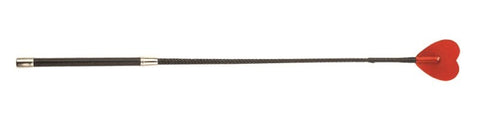 26 Inch Red Heart Tip Crop - Whips And Crops