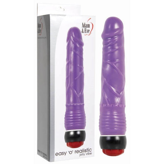 Adam & Eve Easy O Realistic Jelly Vibe - G-Spot Vibrators