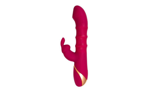 JOS Tenty Multi Function Rabbit Vibrator With Moving Shaft Rings - Rabbit Vibrators