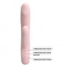 Party Up DAVE USB Rechargeable Rabbit Vibrator - Rabbit Vibrators