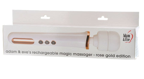 Adam & Eve Rechargeable Magic Massager Rose Gold - Personal Massagers