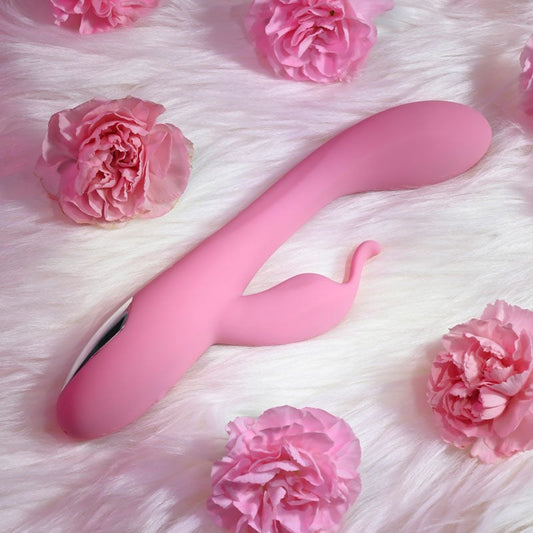 Adam & Eve's Rechargeable Slimline Rabbit - Sensual Bliss Awaits - Rabbit Vibrators