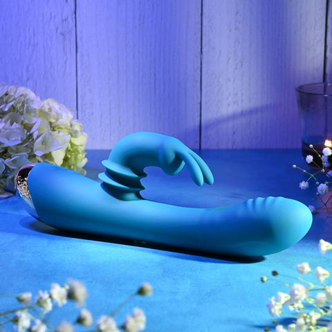 Adam & Eve Shimmy & Shake Velvet Rabbit - Rabbit Vibrators