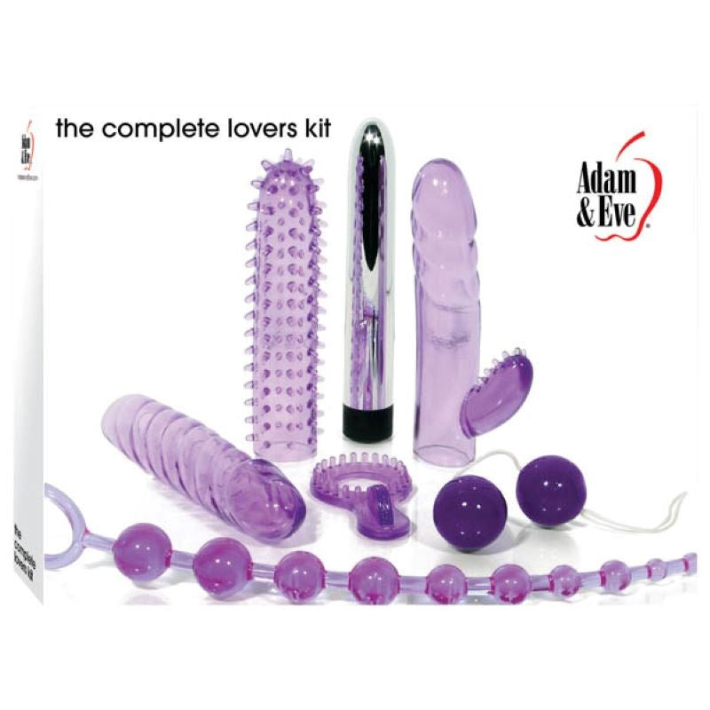 Adam & Eve The Complete Lovers Kit - Purple Sex Kits