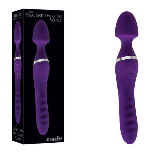 Adam & Eve Dual End Twirling Pleasure Wand - Body Wands