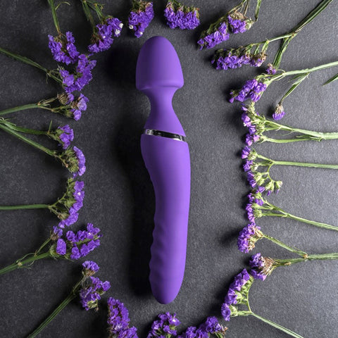 Adam & Eve Dual End Twirling Pleasure Wand - Body Wands