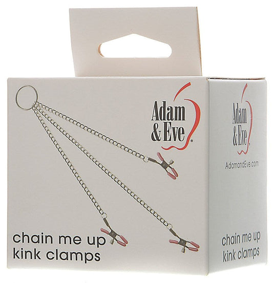 Adam and Eve Chain Me Up Kink Clamps Nipple and Clit Clamps