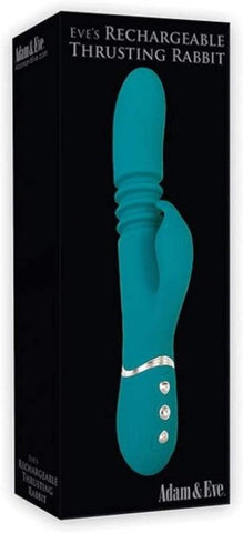 Adam and Eve Eve's Rechargeable Thrusting Rabbit - Rabbit Vibrators