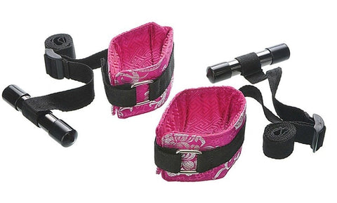 Ellipse Shape Steel Wrist Bar and Cuffs - Cuffs and Restraints