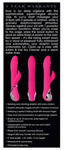 Adam and Eve The Dancing Dolphin - Rabbit Vibrators