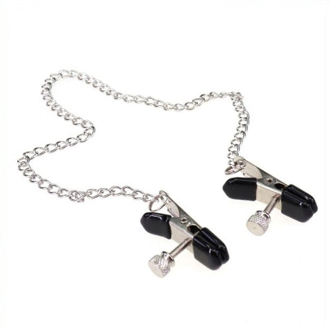 Alligator Nipple Clamp With Chain - Breast and Nipple Toys