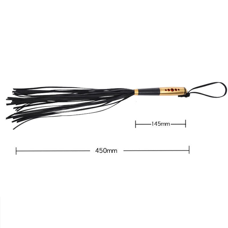 Alloy Handled Bondage Flogger Whips And Crops