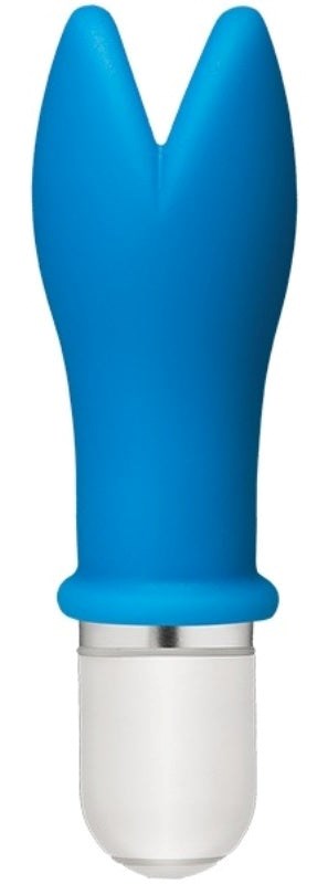 Doc Johnson American Pop Wham! 10 Function Vibrator Blue - Waterproof Vibrators