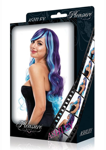 Xgen Products Womens PLEASURE WIGS Ashley Purple/Blue - Wigs and Gloves