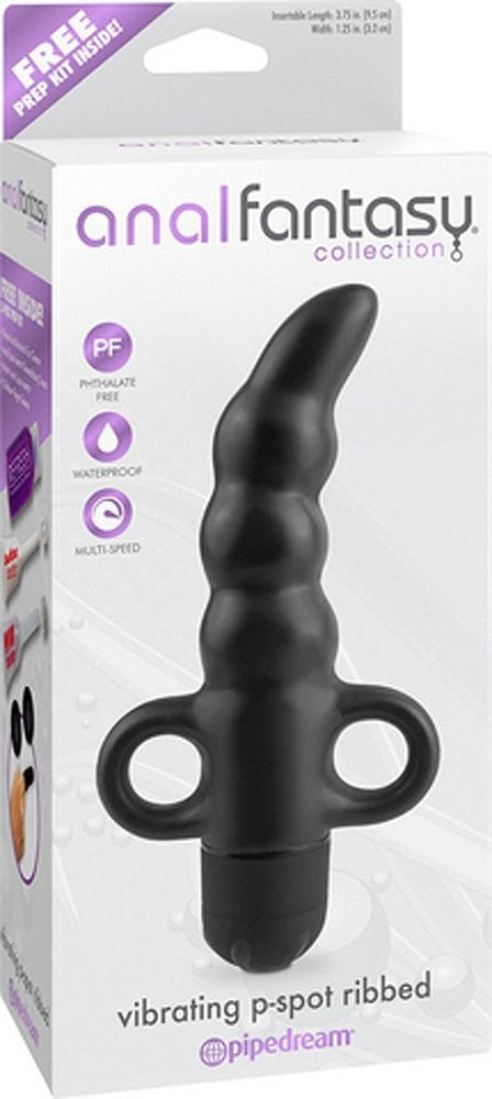 Anal Fantasy Collection Vibrating P-Spot Ribbed Prostate Toys