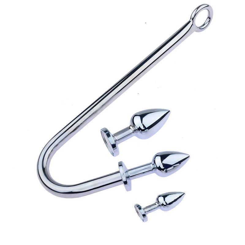 Anal Hook with 3 Plugs Spreaders and Hangers