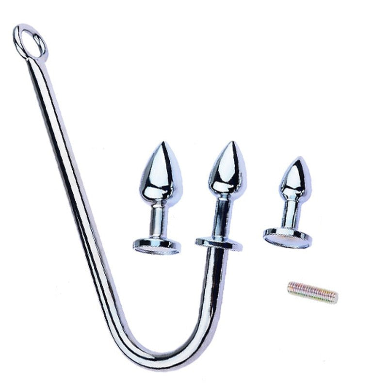 Anal Hook with 3 Plugs Spreaders and Hangers