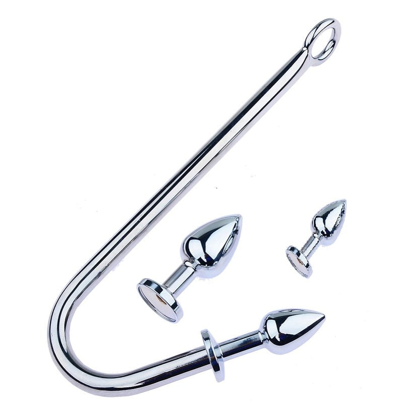 Anal Hook with 3 Plugs Spreaders and Hangers