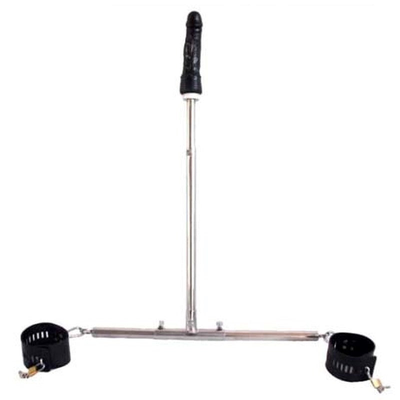 Ankle Spreader Bar With Dildo Spreaders and Hangers