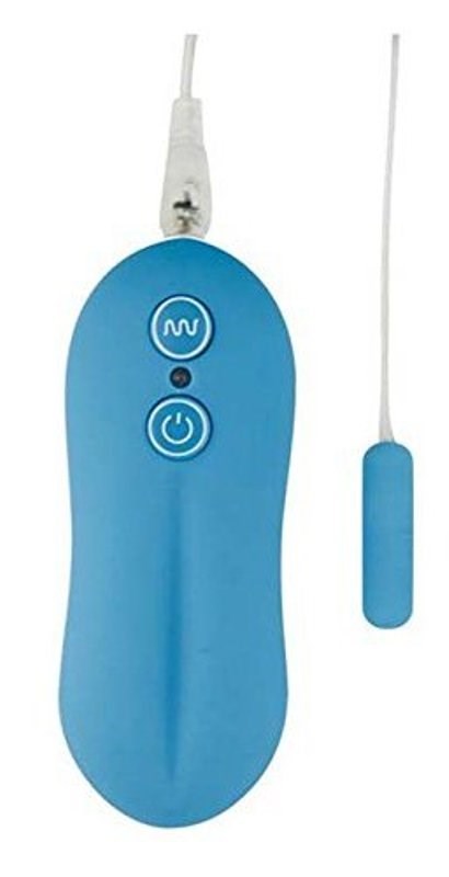 Aphrodisia 10 Function Mini Vibrating Bullet Blue Clit Ticklers and Pulsators