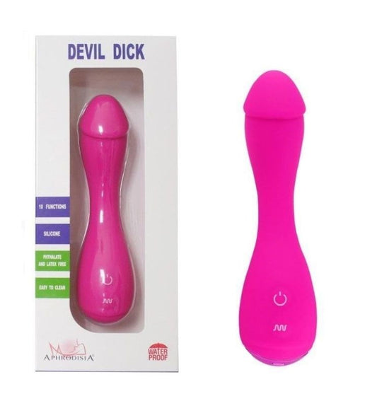 Aphrodisia Devil Dick Vibrator - Silicone Vibrators