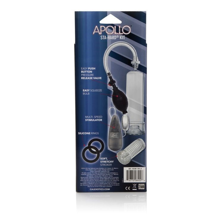 Apollo Sta-Hard Penis Pump Kit Sex Kits