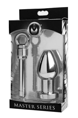 Arsenal Aluminum Tunnel Plug With Removable Core - Steel Sex Toys