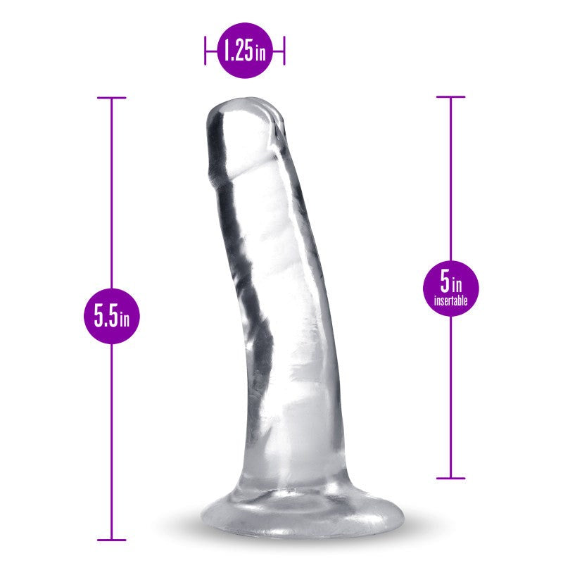 B Yours Plus Hard N Happy - Clear Realistic Dildos