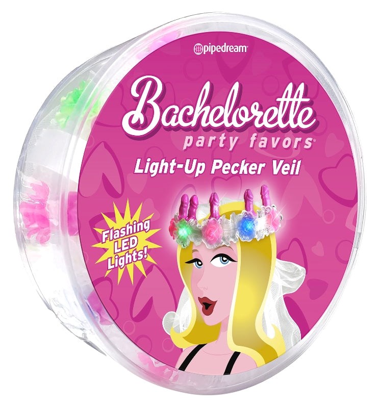 Bachelorette Party Favors Light-Up Pecker Veil Sex Games, Coupons and Tricks