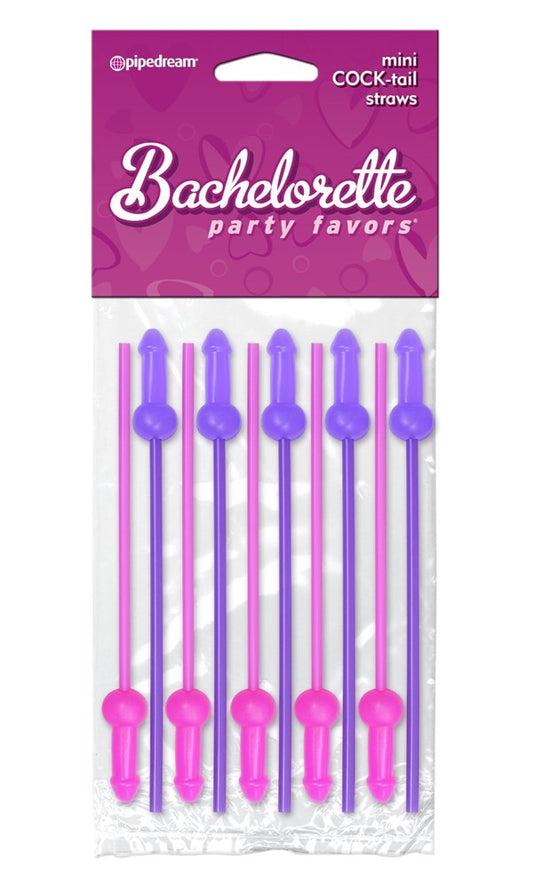 Pipedream Bachelorette Party Favors Mini Cock Tail Straws - Sex Games, Coupons and Tricks