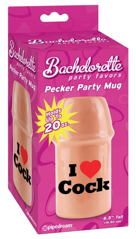 Bachelorette Party Favors Pecker Party Mug - I Love Cock Sex Games, Coupons and Tricks