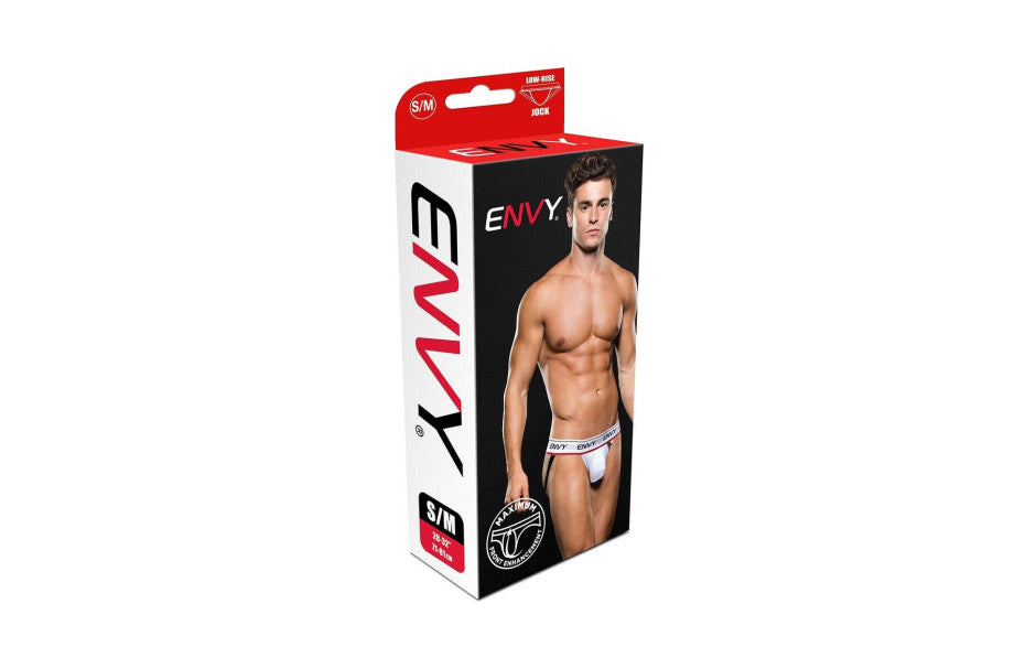 Envy Low Rise Sexy Mens Jock White Jocks and G-Strings