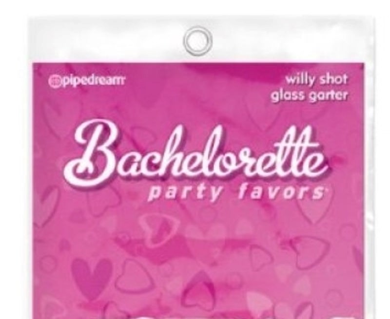 Bachelorette Party Favors Willy Shot Glass Garter Bachelorette and Bucks