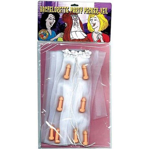 Bachelorette Pecker Veil - Fancy Dress Ups