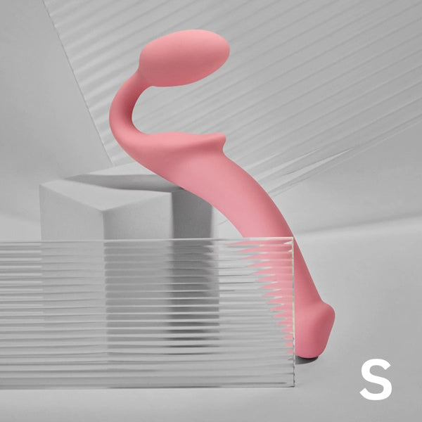 STRAP-ON-ME NEW Bendable Strap-On Flexible Dildo Pink Small Strap On Sextoys