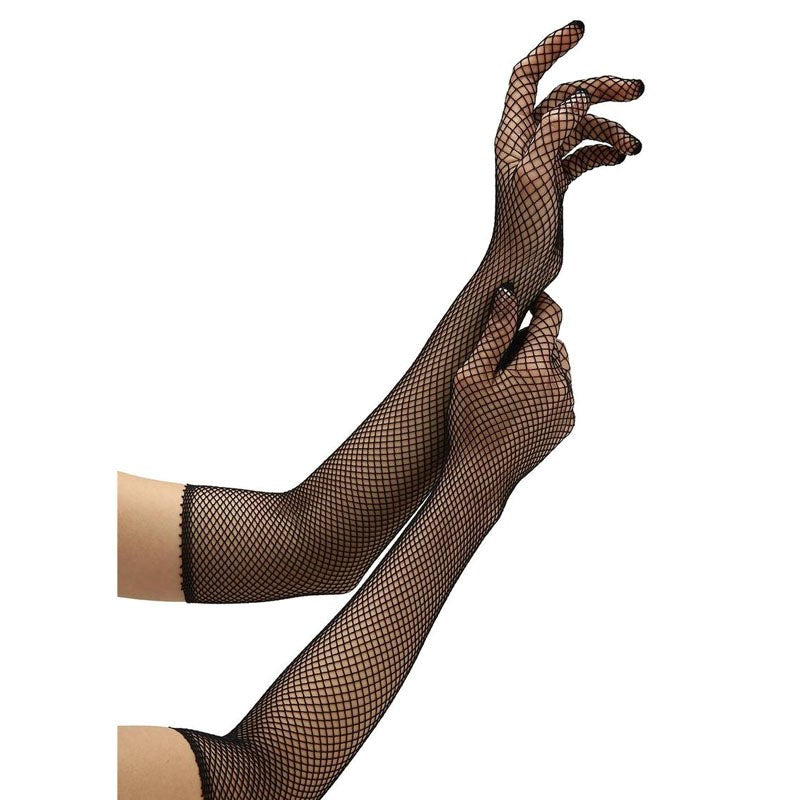 BACI WL Fishnet Opera Gloves Wigs and Gloves