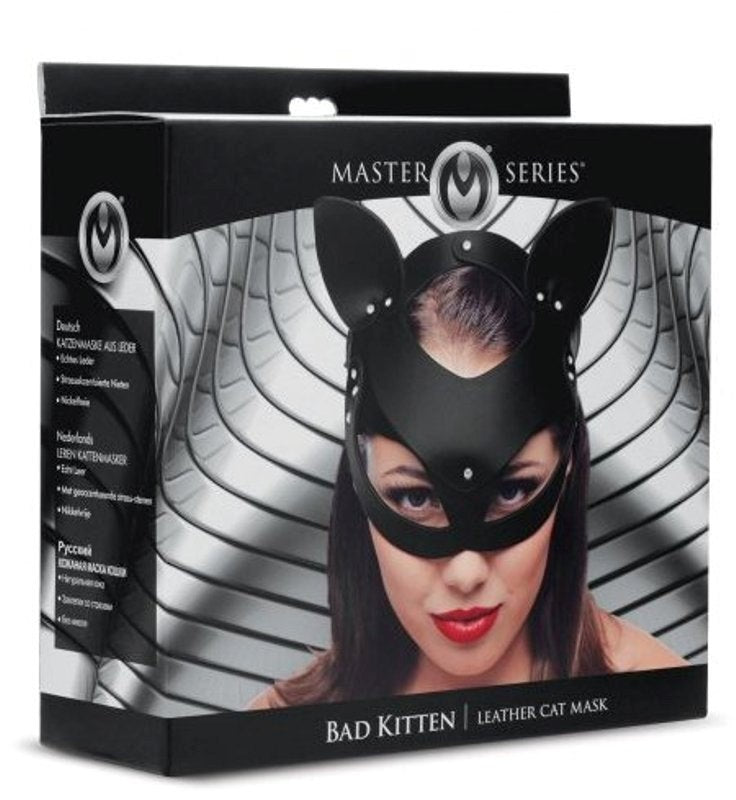 Bad Kitten Leather Cat Mask Masks And Blindfolds