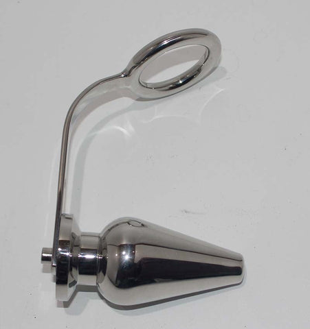 Sinful Pleasures - Surgical Steel Anal Plug and Cock Ring Set - Spreaders and Hangers